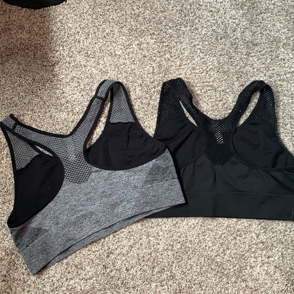 2 Pink Victoria’s Secret Lounge Sports Bras - Picture 4 of 4